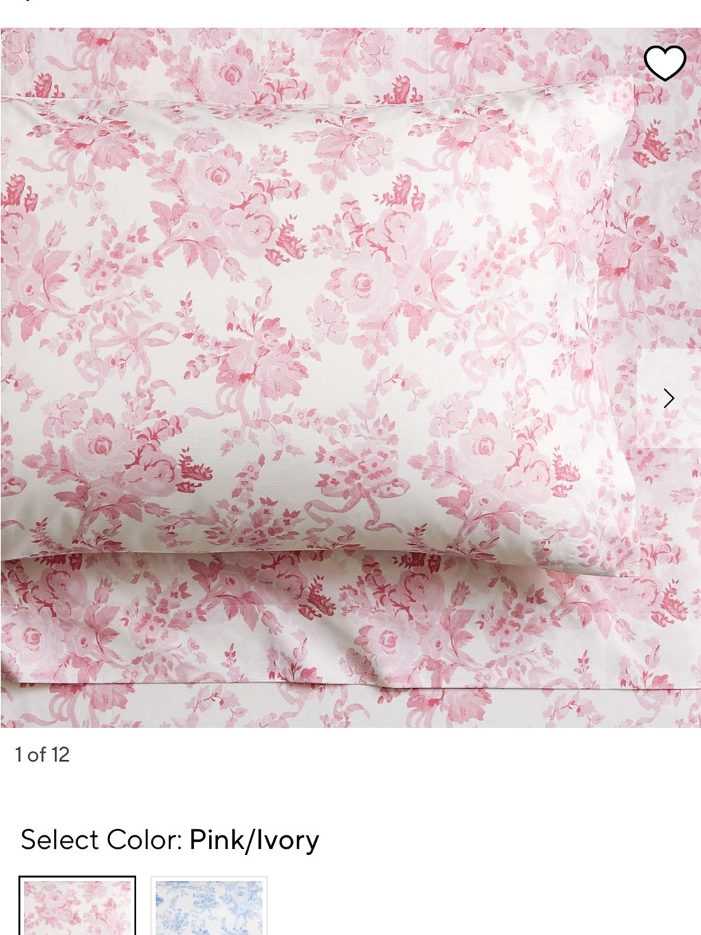 Pottery barn x love shack fancy twin FITTED SHEET only